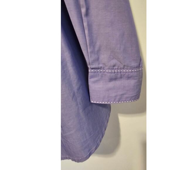 Wrangler Pearl Snap Button Long Sleeve Western Shirt White Stitching, NWOT, Sz L - Picture 4 of 9